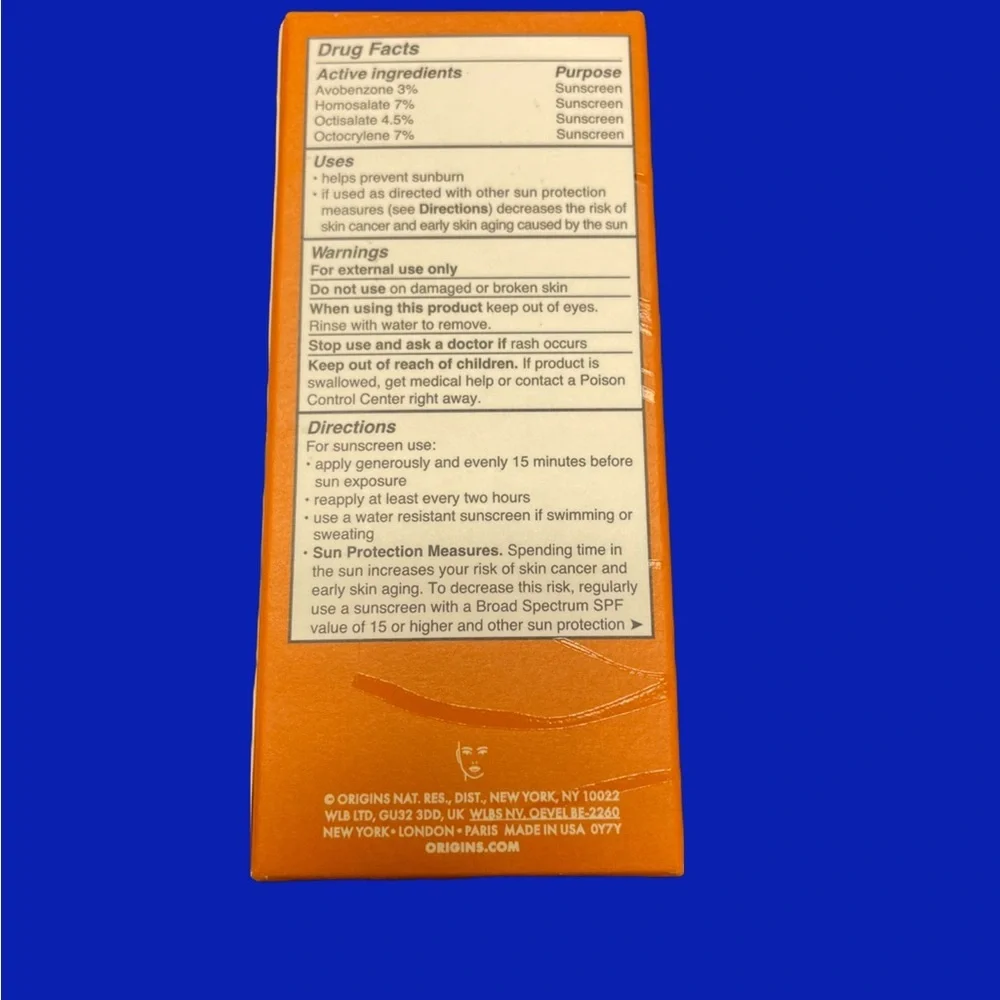 Origins GinZing SPF 30 Moisturizer - Vibrant Orange